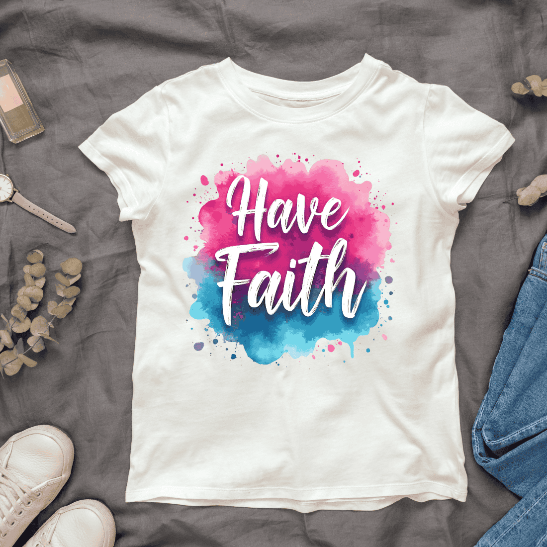 Inspirational Quote T-shirt Design cover image.