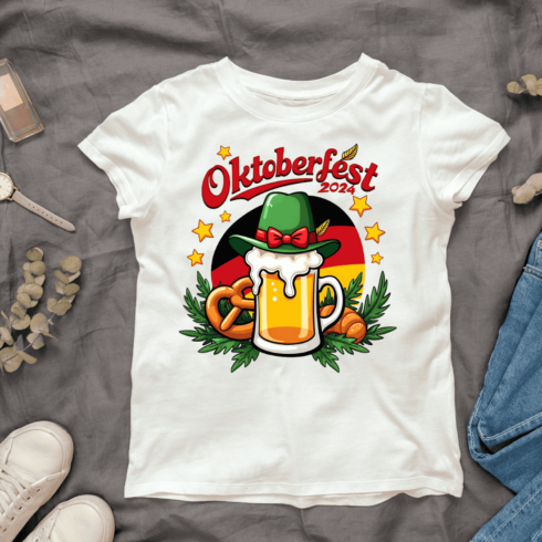 Oktoberfest T-shirt Design cover image.