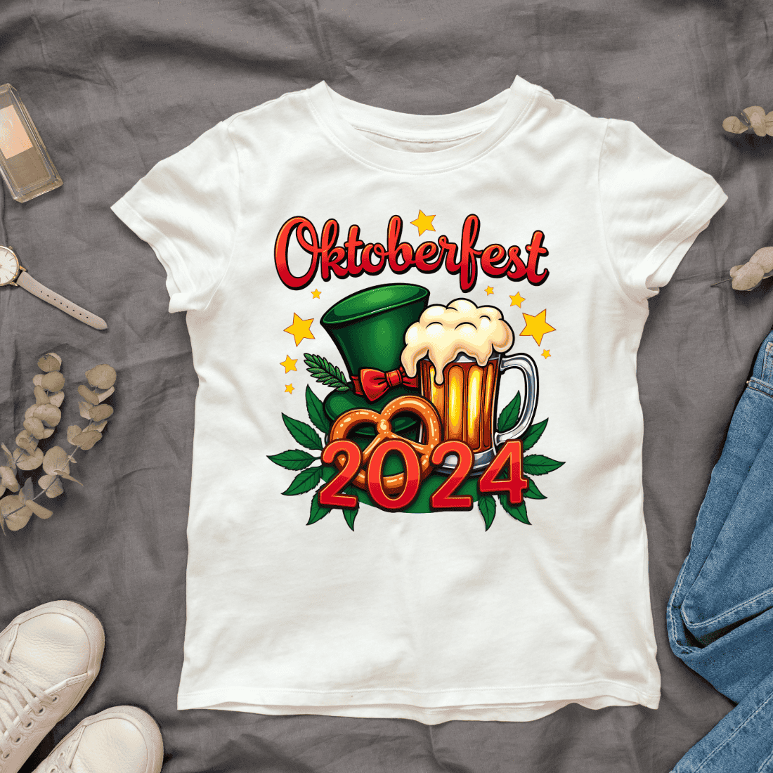 Oktoberfest 2024 T-shirt Design cover image.