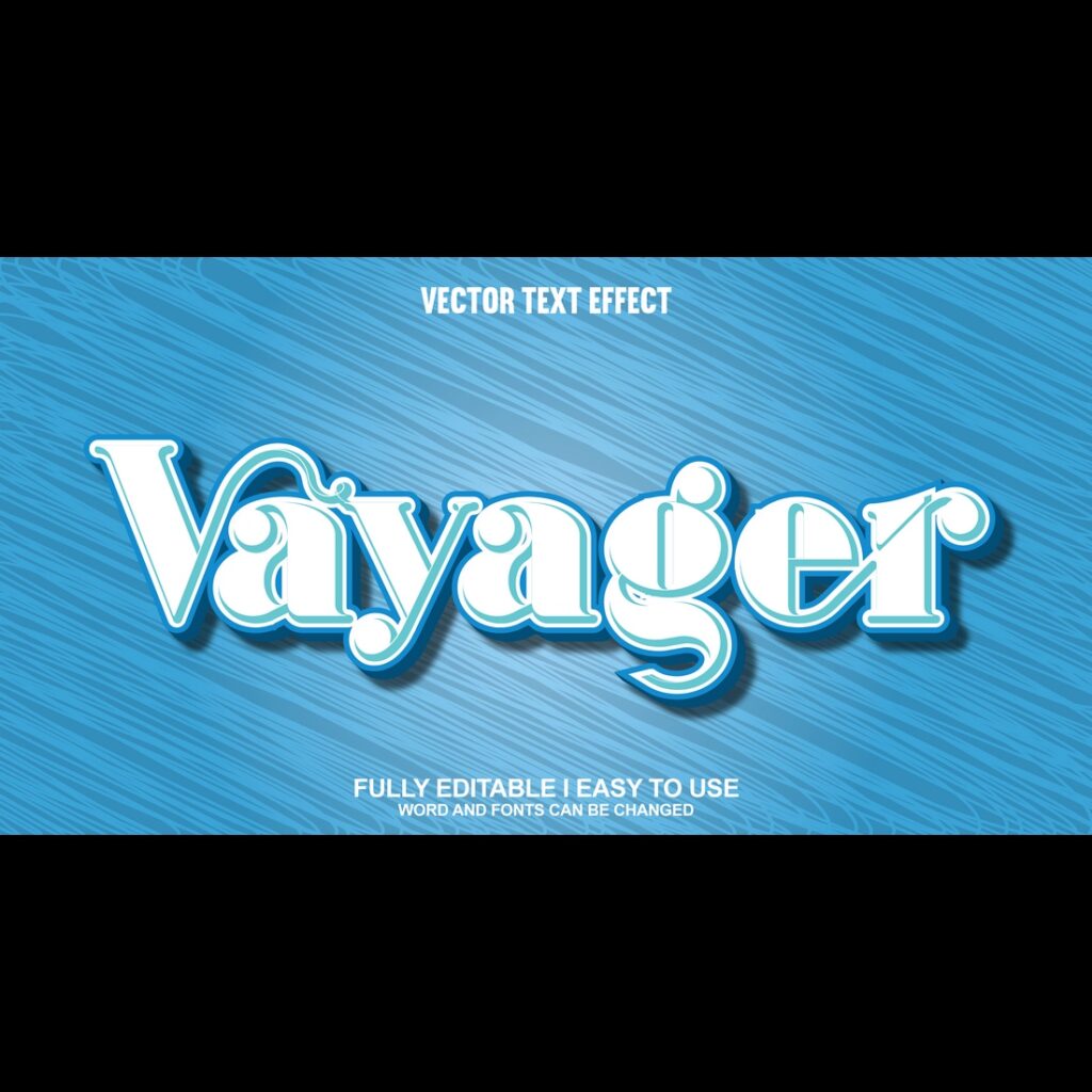 Fully Editable Vector 3D Text Effect - MasterBundles