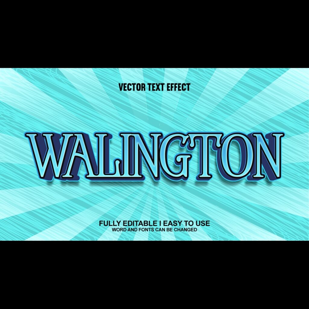 Fully Editable Vector 3D Text Effect - MasterBundles