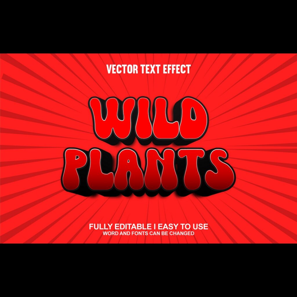 Fully Editable Vector 3D Text Effect - MasterBundles