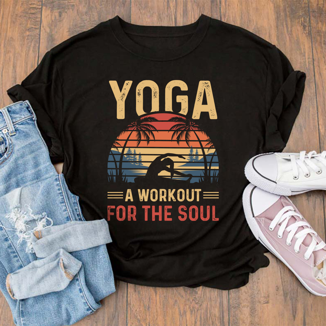 yoga tee mockup 7 664