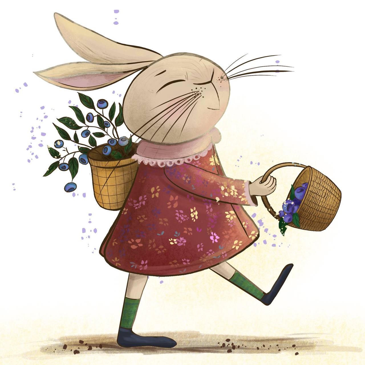 illustration of a rabbit preview image.