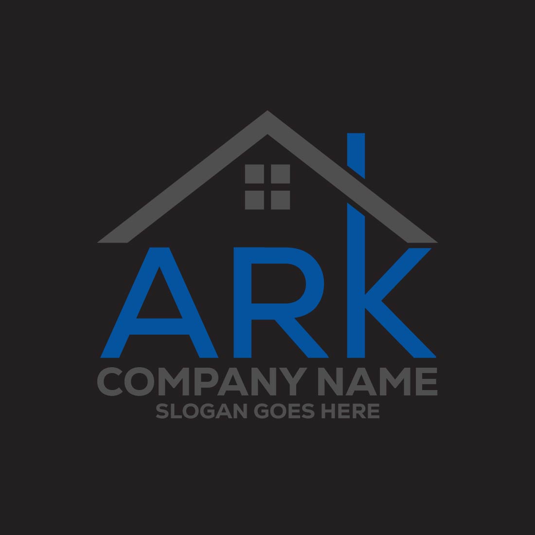 Real Estate Logo or Icon Design Vector Image Template preview image.