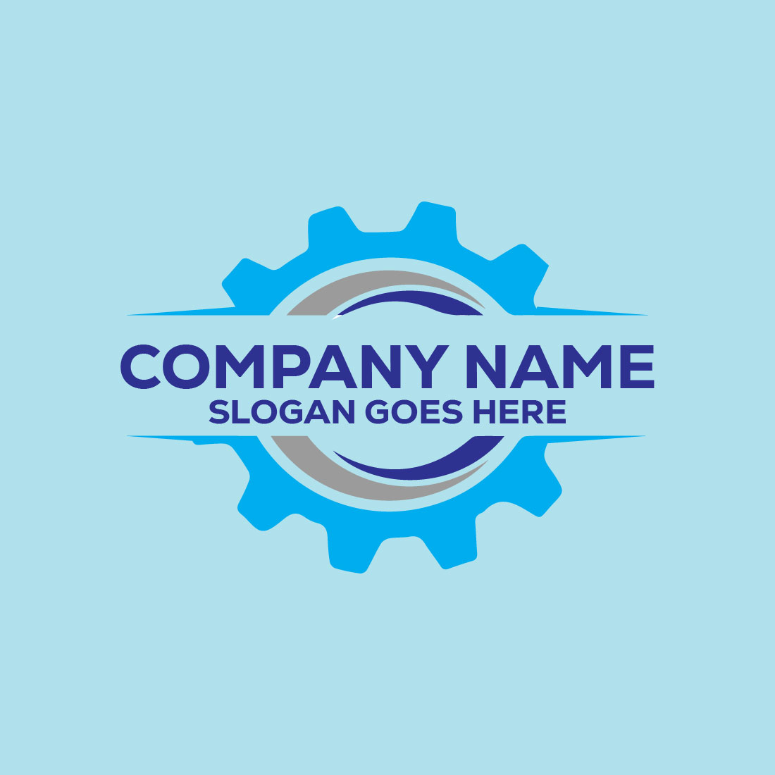 Engineering Logo or Icon Design Vector Image Template preview image.