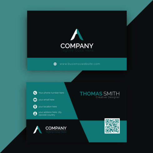 A Stylish Modern Contemporary Business Card Design cover image.