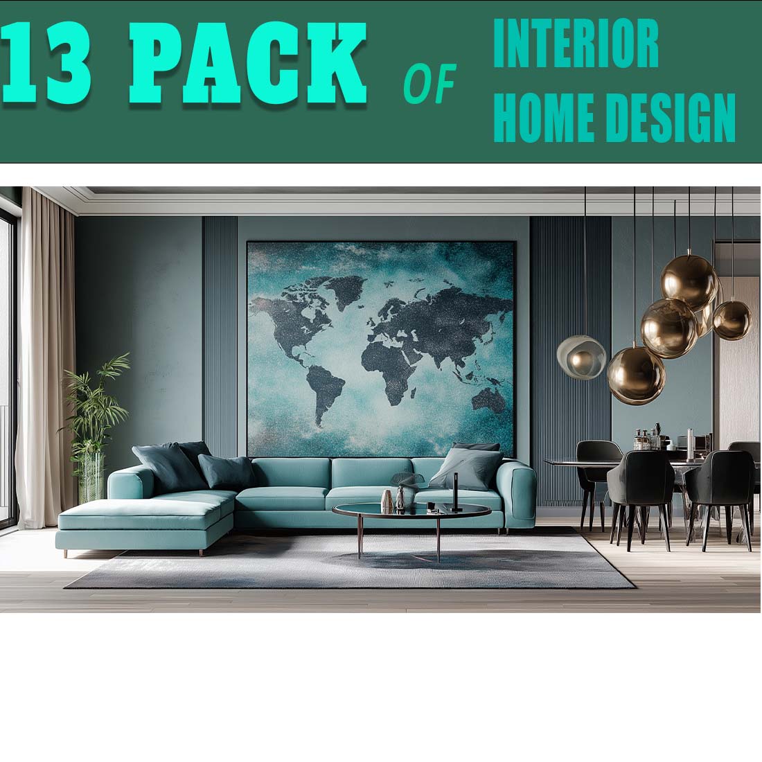 13 pack of interior home design cover image.