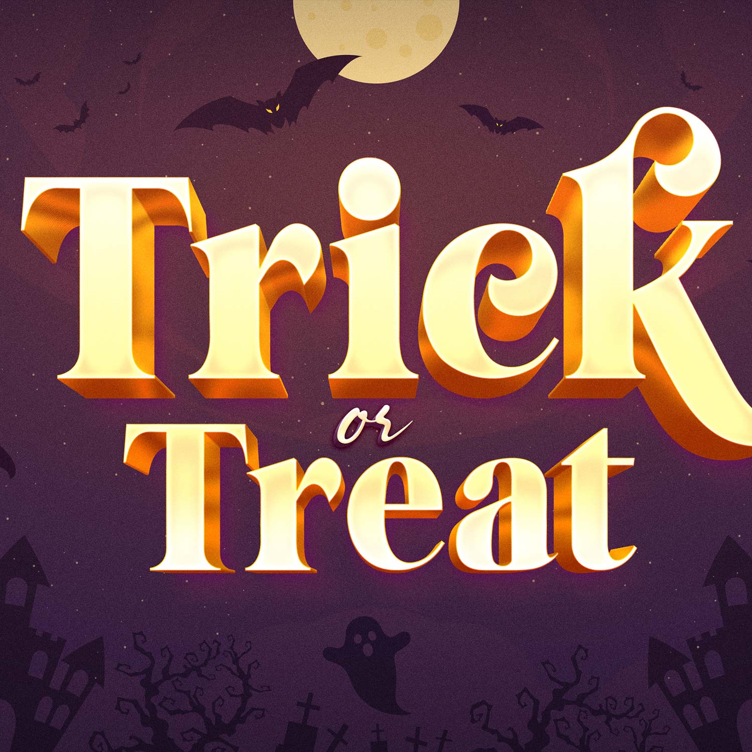 Trick or Treat Text Effect cover image.