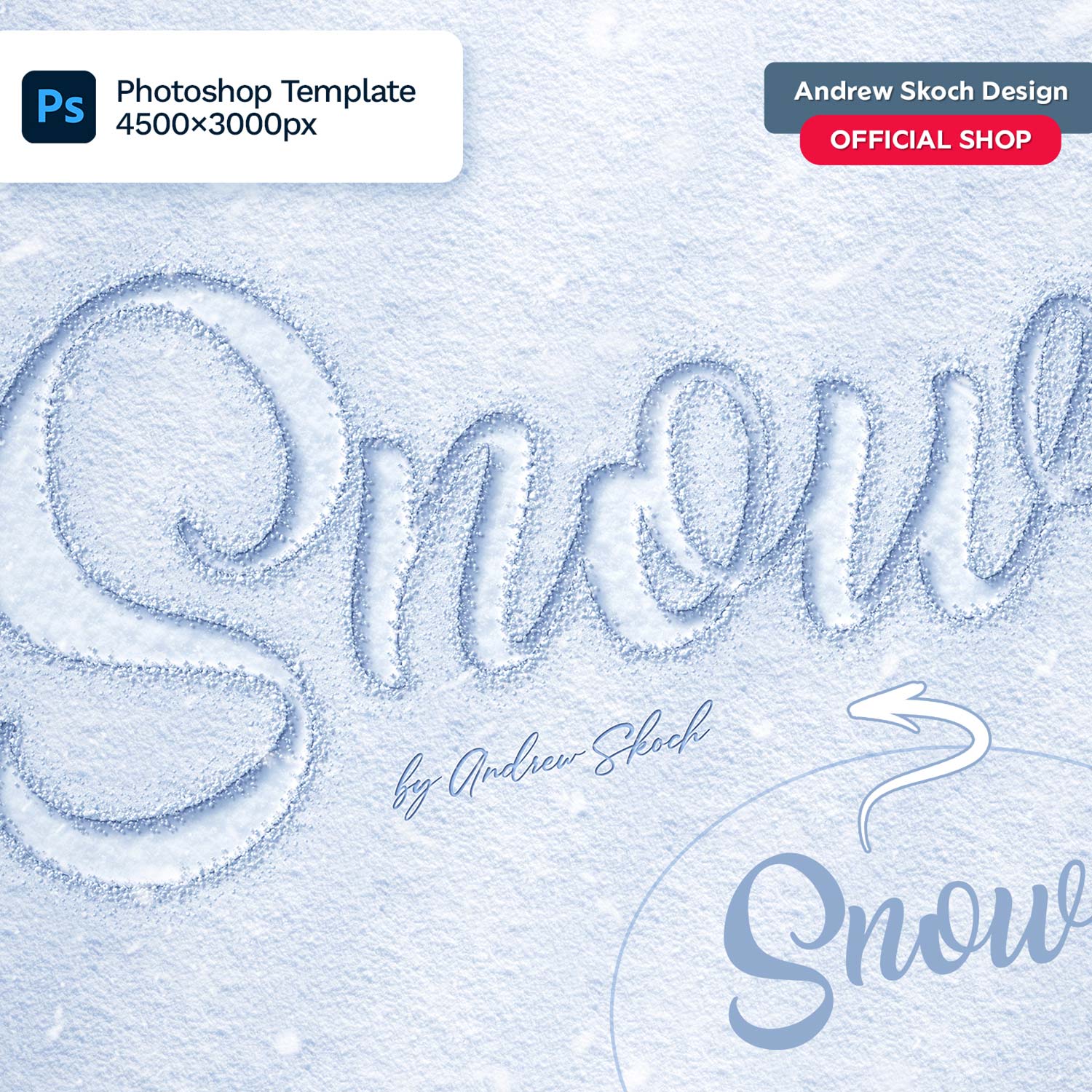 Snow Effect Template cover image.