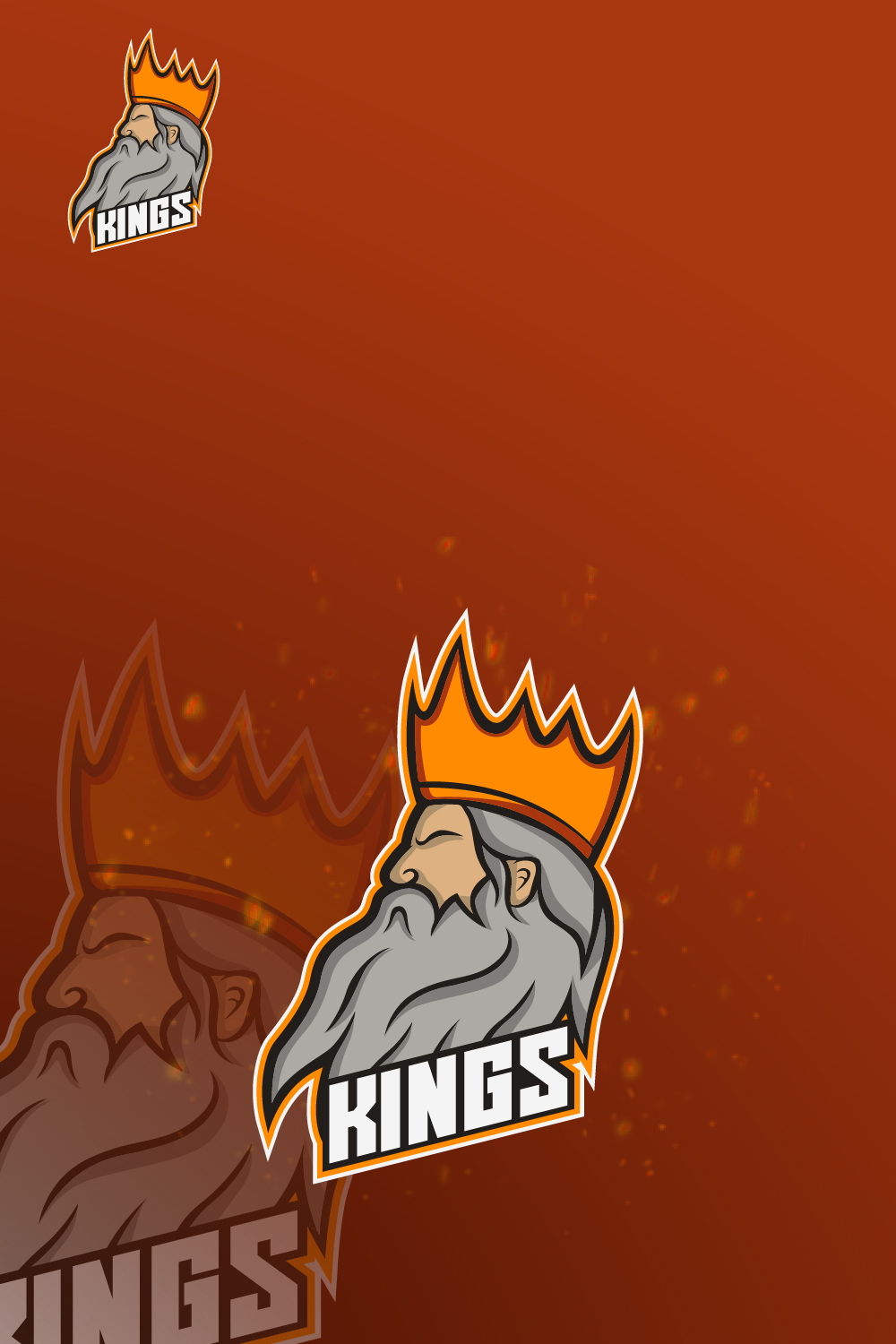 King esport logo - mascot esport logo pinterest preview image.