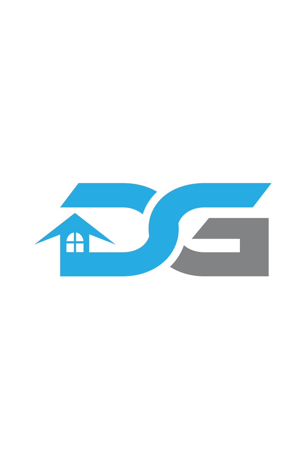 Real Estate Logo or Icon Design Vector Image Template pinterest preview image.