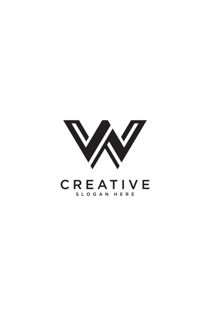 Custom Vector W W letter vector design template - MasterBundles