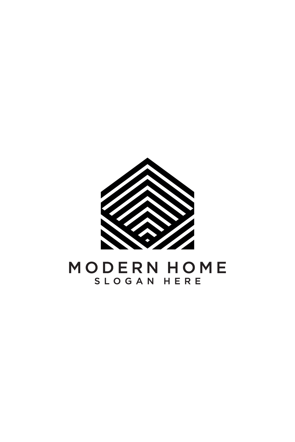 home logo vector design concept pinterest preview image.