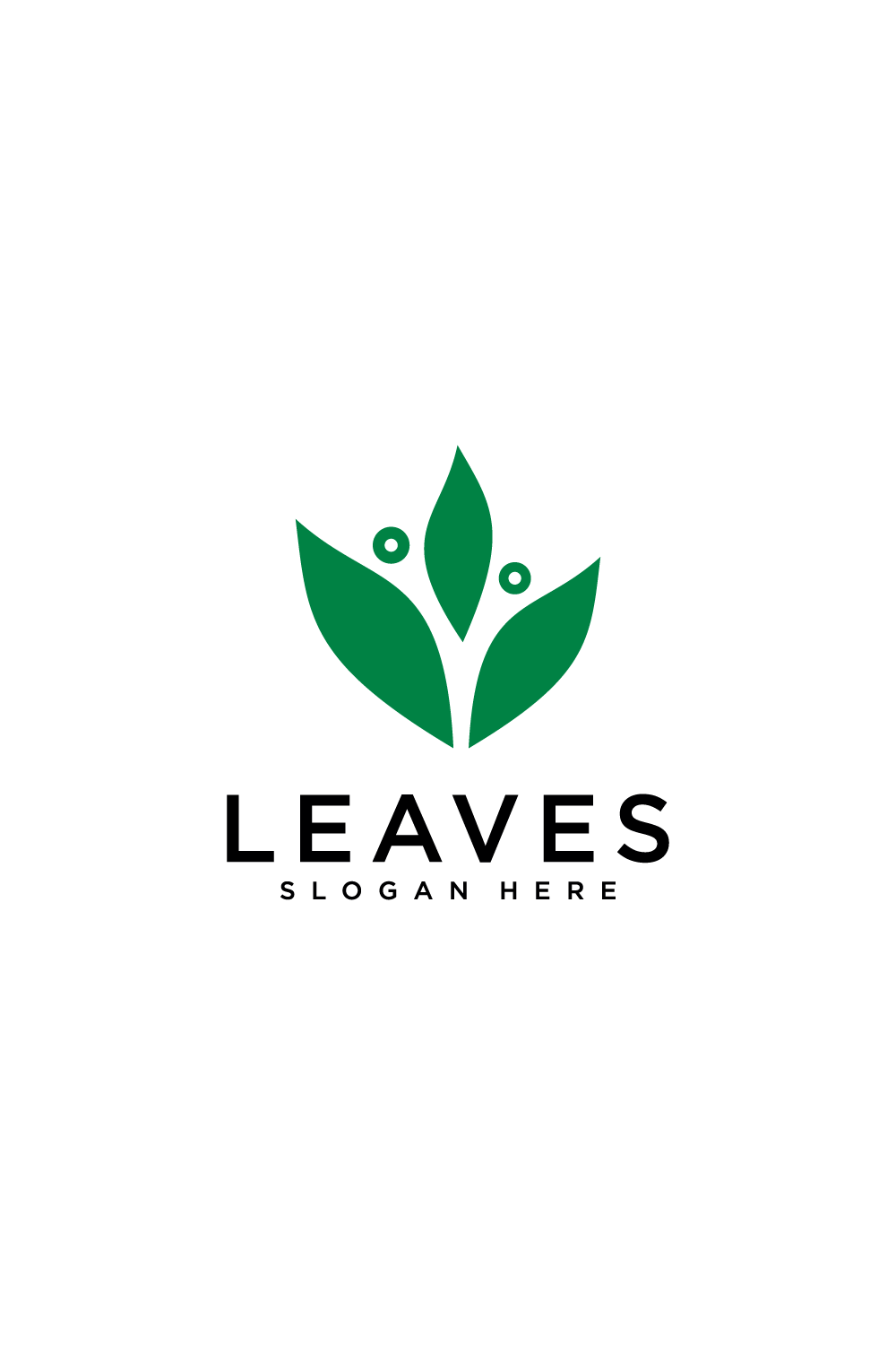 leaf nature vector design template pinterest preview image.