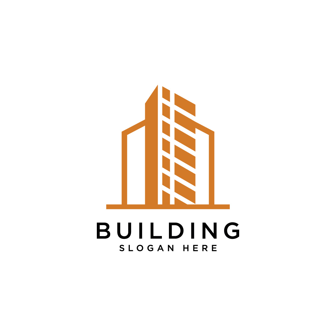 Buildings real estate logo design cover image.