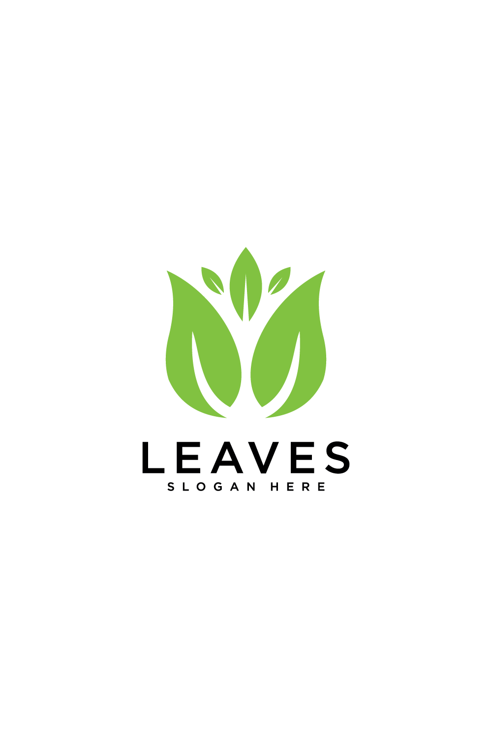 leaf nature vector design template pinterest preview image.