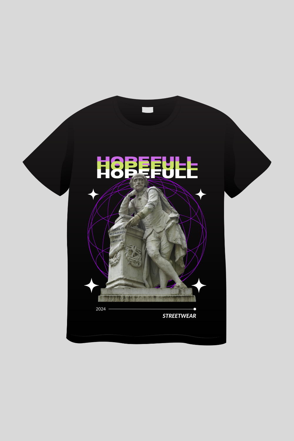 Beautiful Hofefull Design T-shirt pinterest preview image.