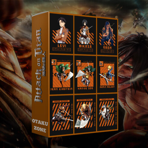 51 Attack on Titan Design Bundle cover image.