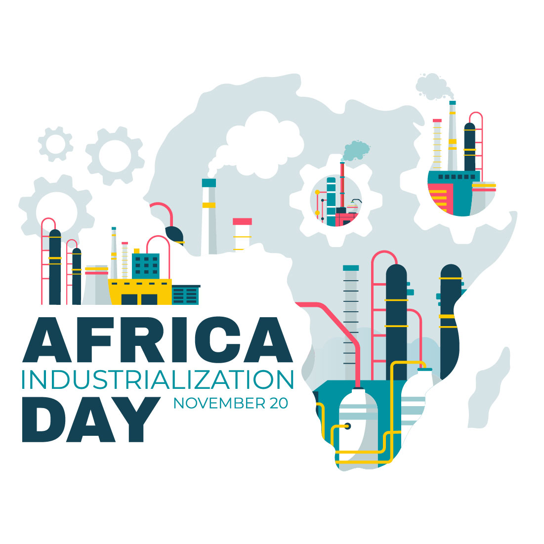 10 African Industrialization Day Illustration cover image.