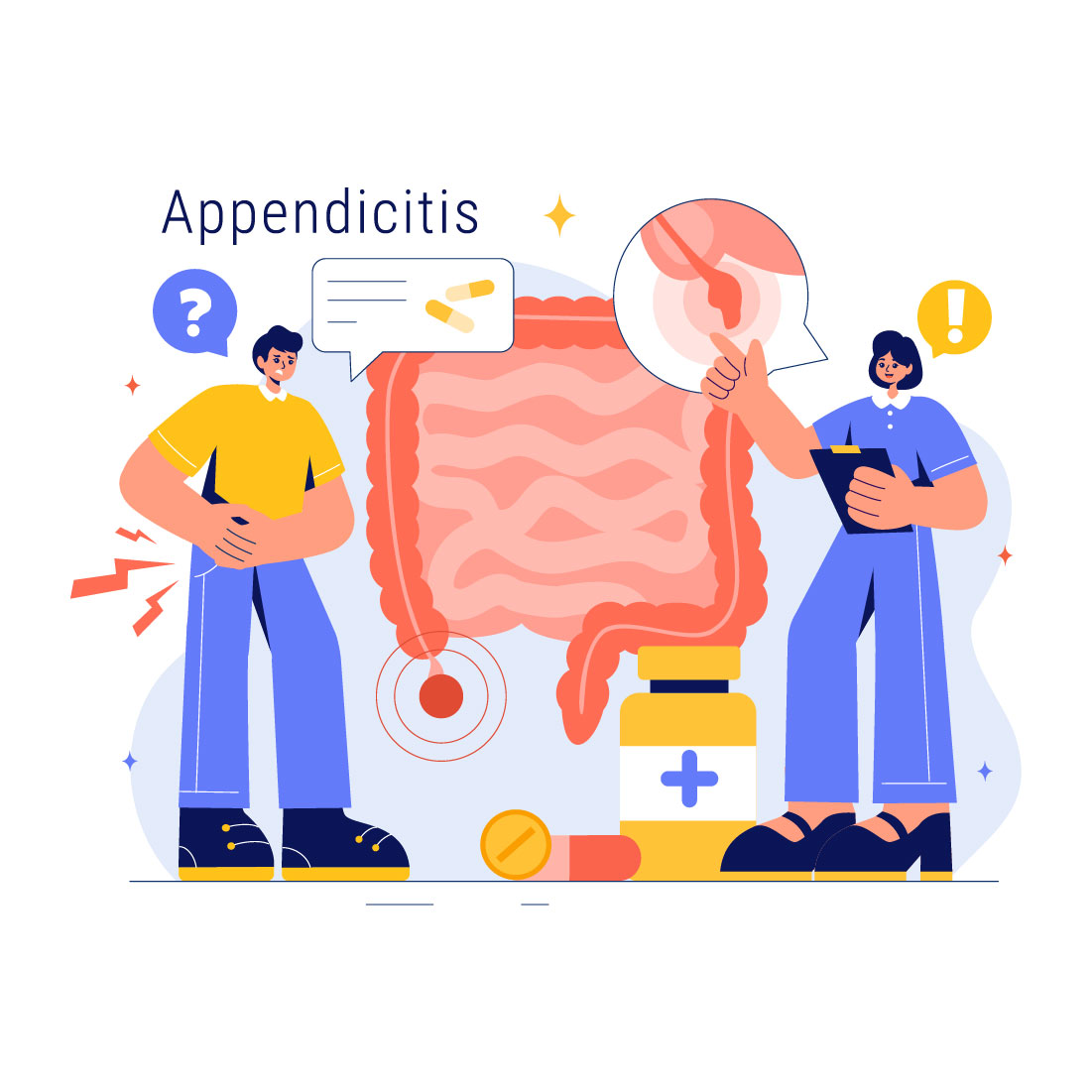 9 Appendicitis Inflammation Illustration cover image.