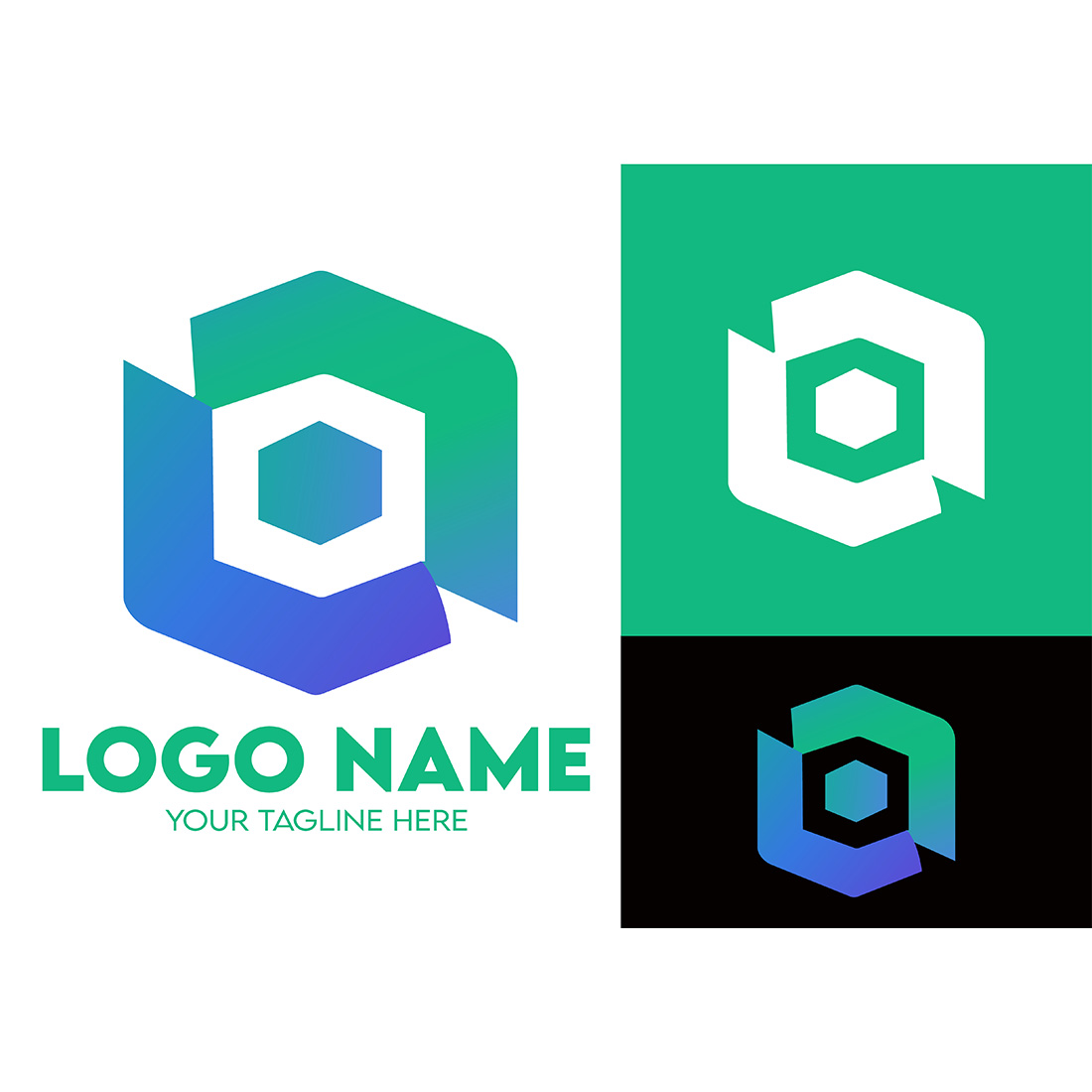 Modern Minimalist Tech Start-up Logo Design for Businesses With AI Chipset Sign, Professional Creative Artificial Intelligence Start-up Luxury Elegant Gradient Monogram Logo Design for Brands Companie cover image.