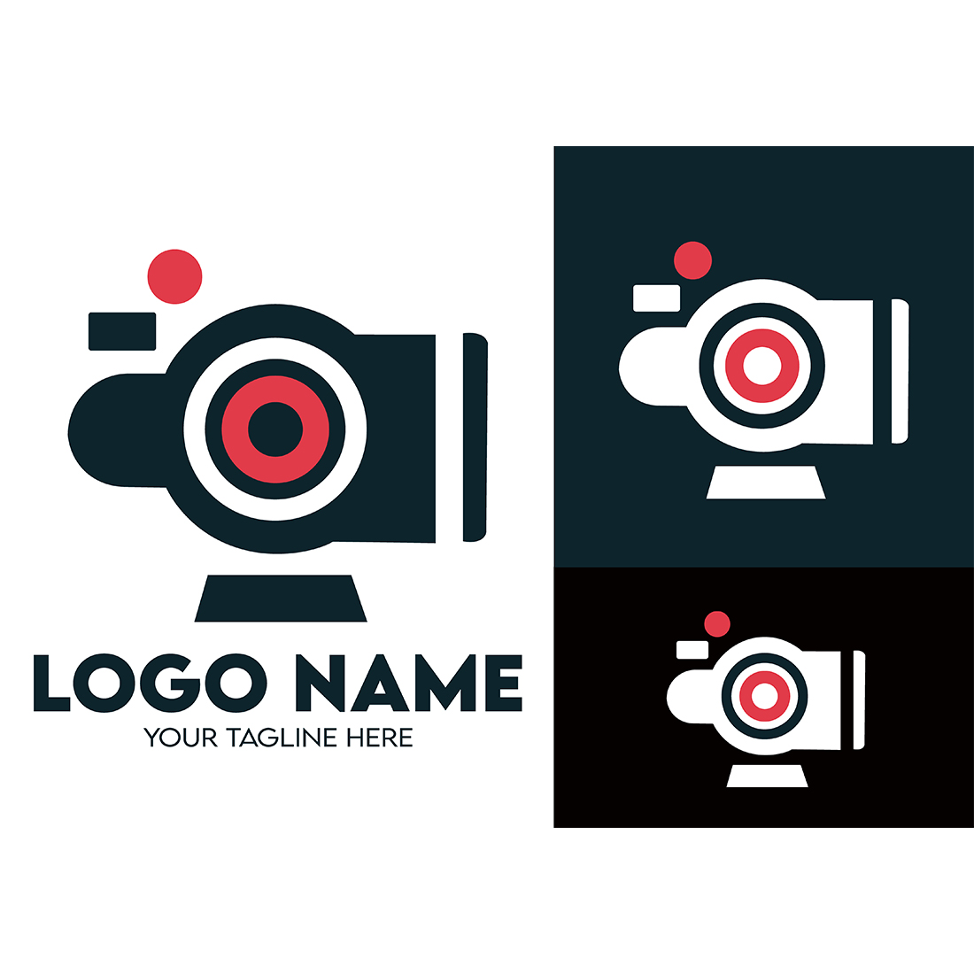 Modern Minimalist Security Company Start-up Logo Design for Businesses With Shield Lock Sign, Professional Creative Monogram For Security Start-up Colorful Gradient Logo Design for Brands Companies preview image.