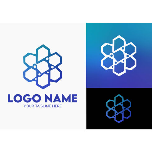 Modern Minimalist Tech Start-up Logo Design for Businesses With AI Chipset Sign, Professional Creative Artificial Intelligence Start-up Luxury Elegant Gradient Monogram Logo Design for Brands Companies cover image.