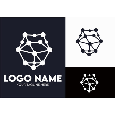 Modern Minimalist Tech Start-up Logo Design for Businesses With AI Chipset Sign, Professional Creative Artificial Intelligence Start-up Luxury Elegant Gradient Monogram Logo Design for Brands Companies cover image.