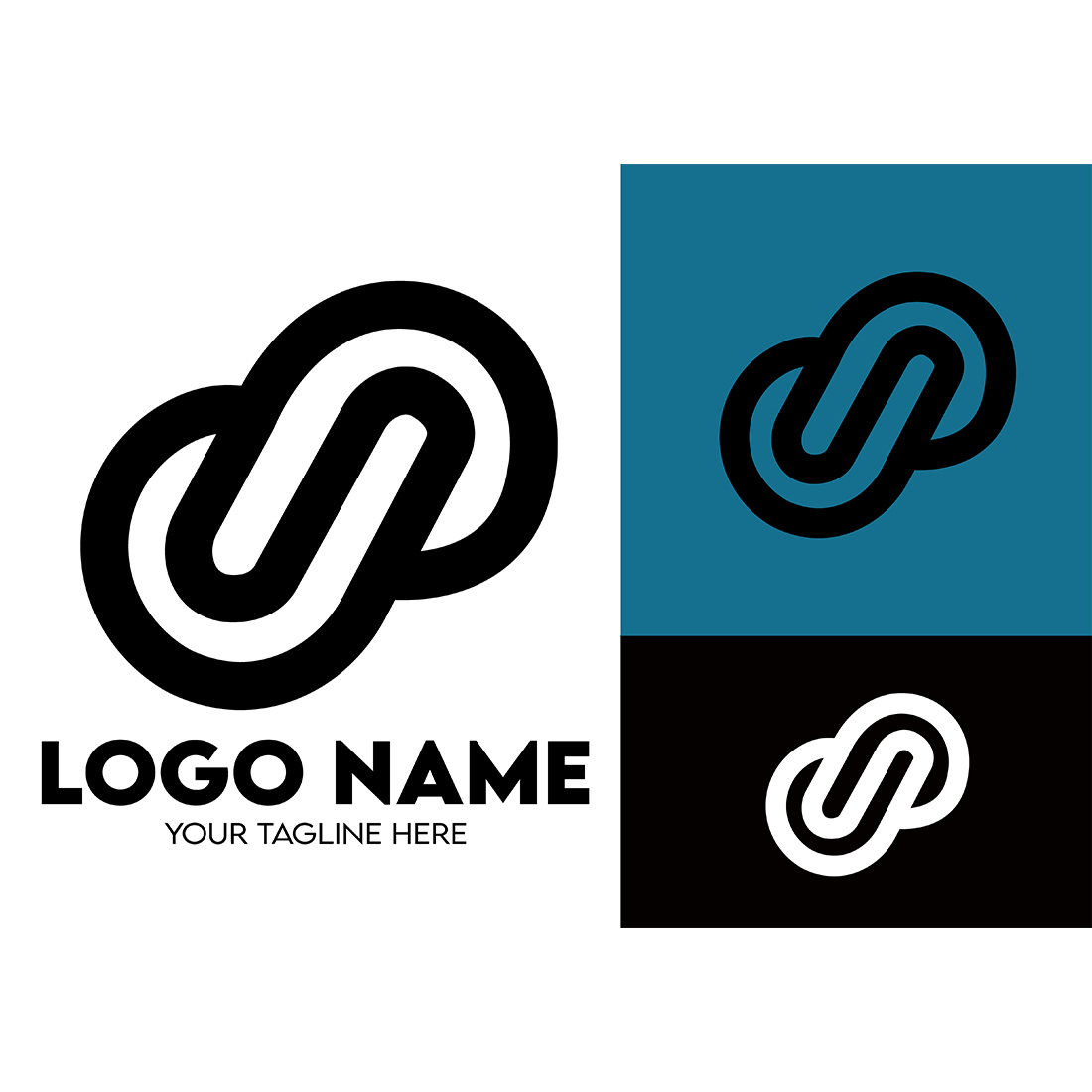 Modern Minimalist Tech Start-up Logo Design for Businesses With AI Chipset Sign, Professional Creative Artificial Intelligence Start-up Luxury Elegant Gradient Monogram Logo Design for Brands Companies cover image.