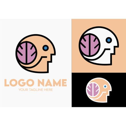 Modern Minimalist Tech Start-up Logo Design for Businesses With AI Chipset Sign, Professional Creative Artificial Intelligence Start-up Luxury Elegant Gradient Monogram Logo Design for Brands Companie cover image.