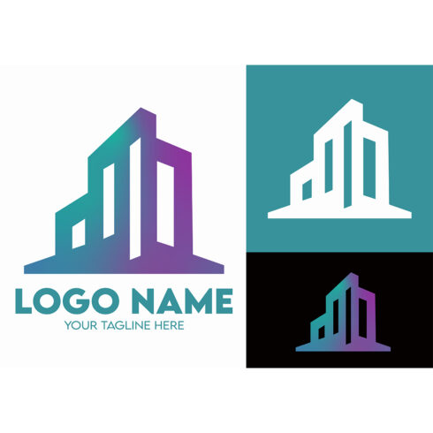 Modern Minimalist Security Company Start-up Logo Design for Businesses With Shield Lock Sign, Professional Creative Monogram For Security Start-up Colorful Gradient Logo Design for Brands Companies cover image.