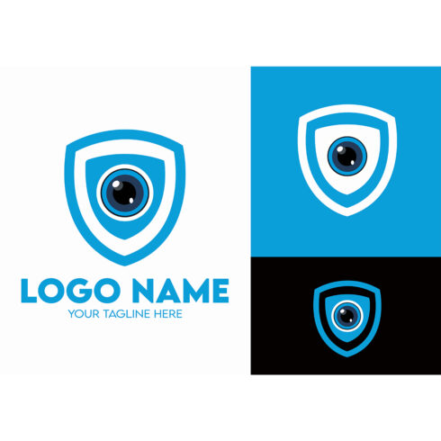 Modern Minimalist Security Company Start-up Logo Design for Businesses With Shield Lock Sign, Professional Creative Monogram For Security Start-up Colorful Gradient Logo Design for Brands Companies cover image.