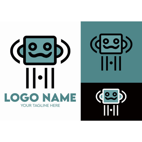 Modern Minimalist Tech Start-up Logo Design for Businesses With AI Chipset Sign, Professional Creative Artificial Intelligence Start-up Luxury Elegant Gradient Monogram Logo Design for Brands Companies cover image.