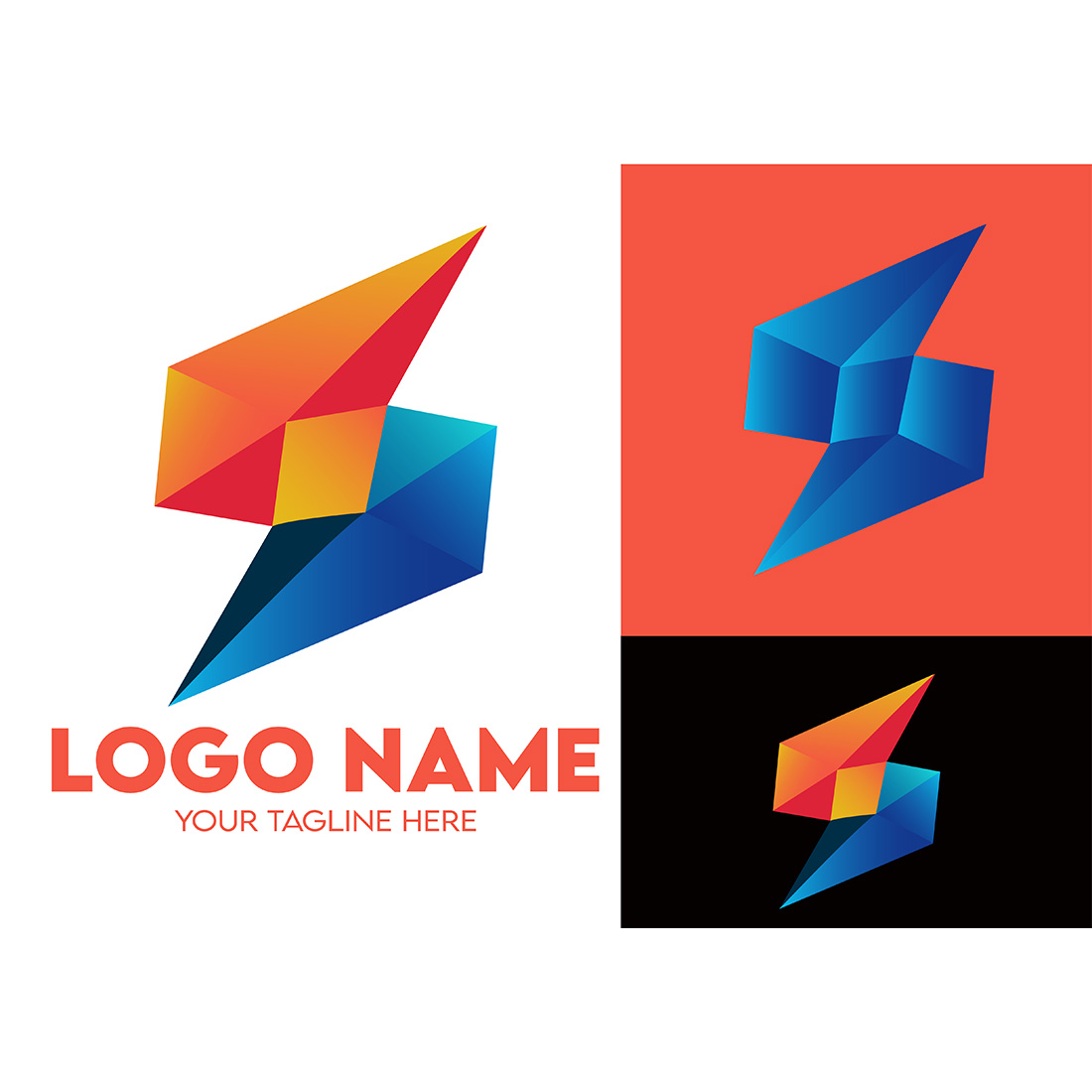 Modern Minimalist Tech Start-up Logo Design for Businesses With AI Chipset Sign, Professional Creative Artificial Intelligence Start-up Luxury Elegant Gradient Monogram Logo Design for Brands Companies cover image.