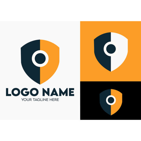 Modern Minimalist Security Company Start-up Logo Design for Businesses With Shield Lock Sign, Professional Creative Monogram For Security Start-up Colorful Gradient Logo Design for Brands Companies cover image.