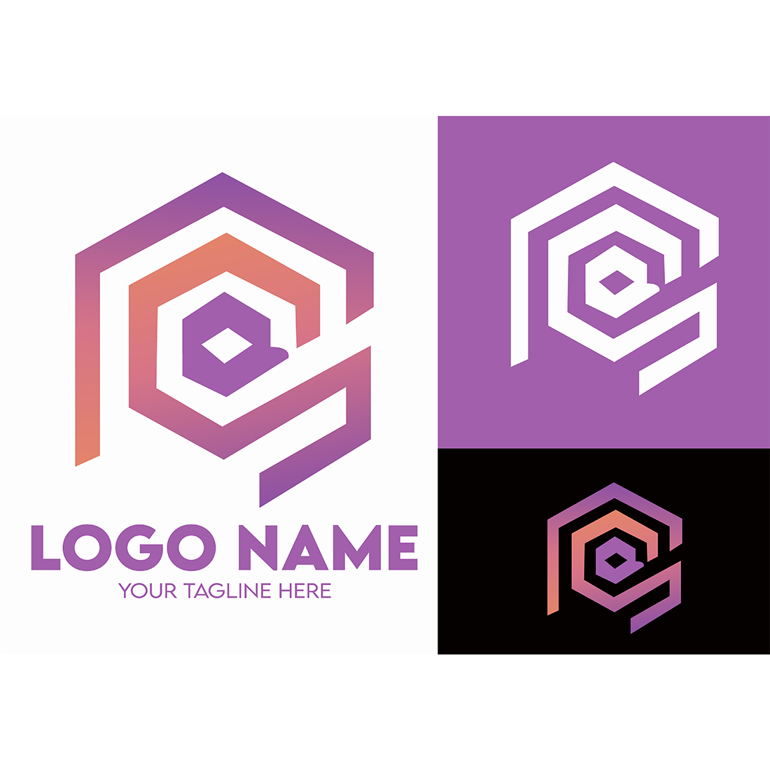 Modern Minimalist Tech Start-up Logo Design for Businesses With AI Chipset Sign, Professional Creative Artificial Intelligence Start-up Luxury Elegant Gradient Monogram Logo Design for Brands Companies cover image.