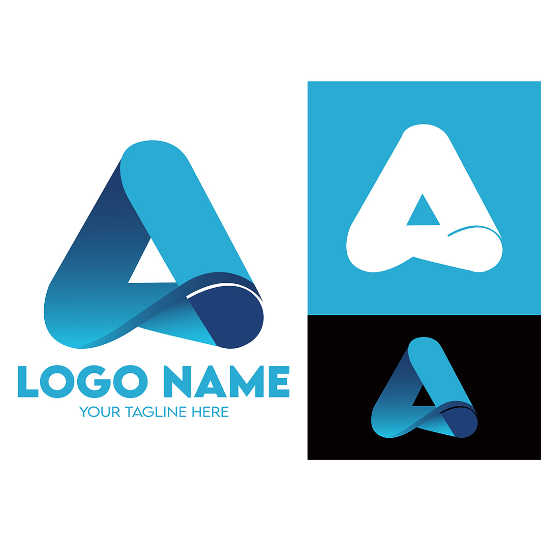 Modern Minimalist Tech Start-up Logo Design for Businesses With AI Chipset Sign, Professional Creative Artificial Intelligence Start-up Luxury Elegant Gradient Monogram Logo Design for Brands Companies cover image.