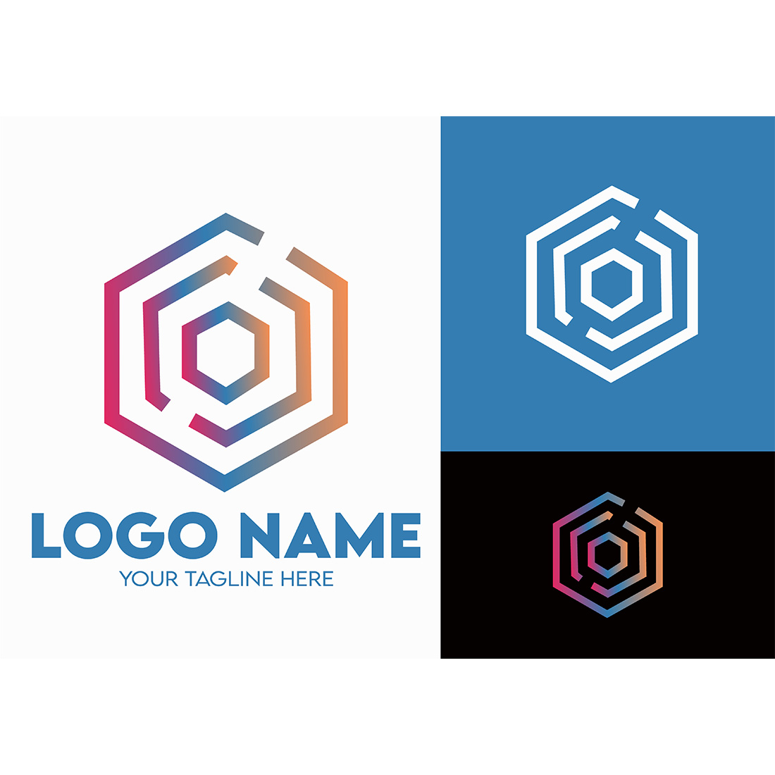 Modern Minimalist Tech Start-up Logo Design for Businesses With AI Chipset Sign, Professional Creative Artificial Intelligence Start-up Luxury Elegant Gradient Monogram Logo Design for Brands Companies cover image.