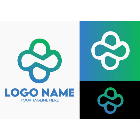 Modern Minimalist Tech Start-up Logo Design for Businesses With AI Chipset Sign, Professional Creative Artificial Intelligence Start-up Luxury Elegant Gradient Monogram Logo Design for Brands Companies cover image.