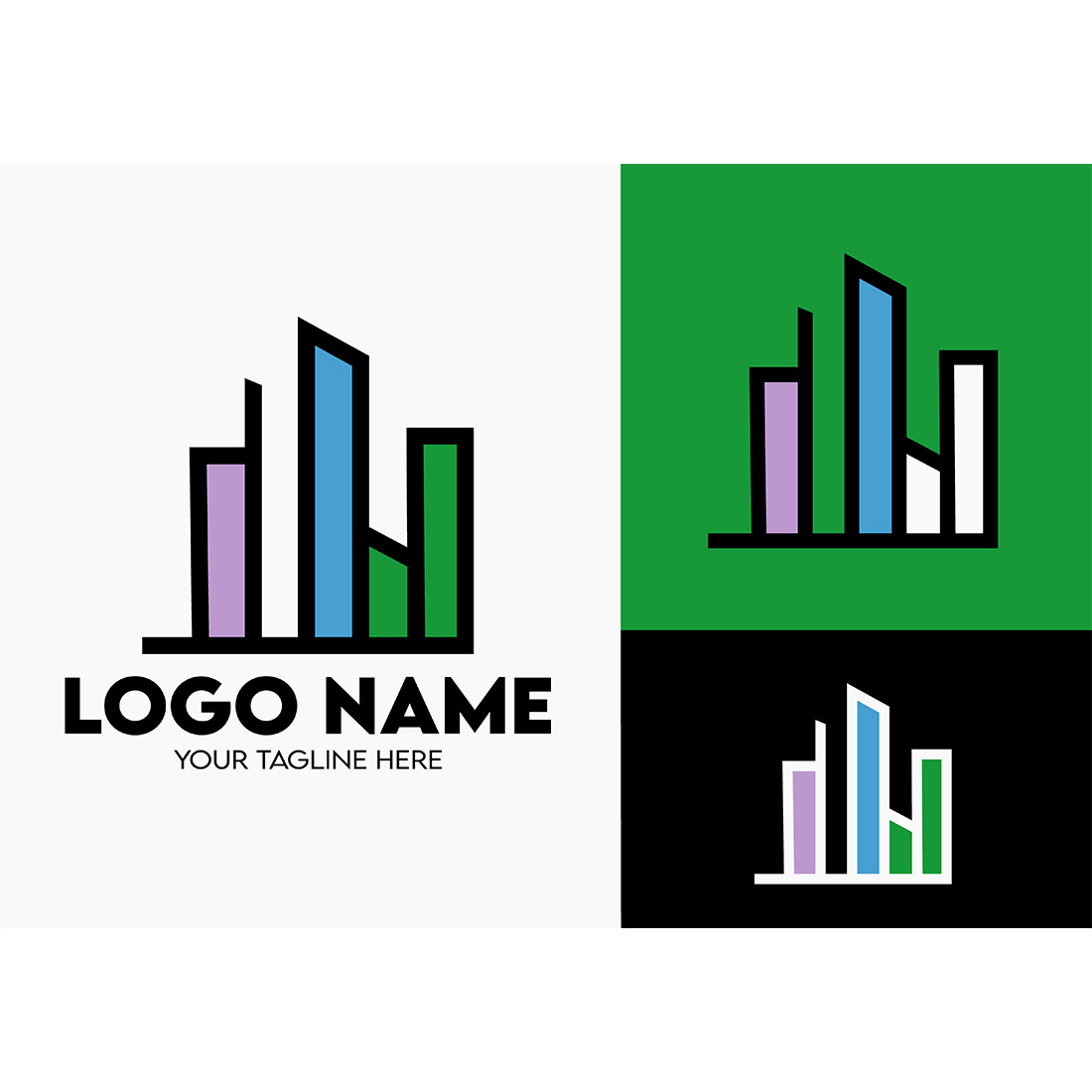 Modern Minimalist Tech Start-up Logo Design for Businesses With AI Chipset Sign, Professional Creative Artificial Intelligence Start-up Luxury Elegant Gradient Monogram Logo Design for Brands Companies cover image.