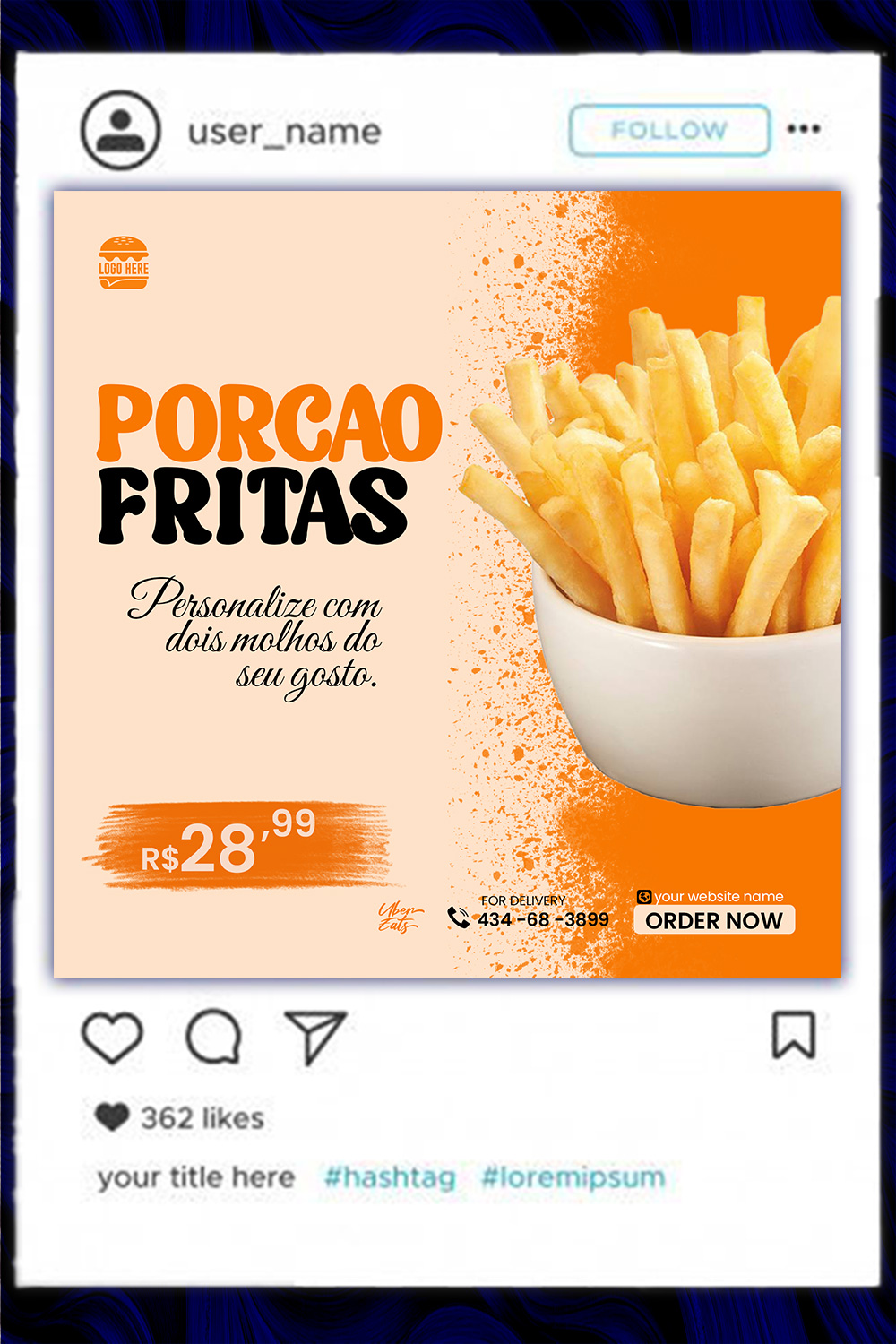 10 Social Media | Combo Fast Food pinterest preview image.