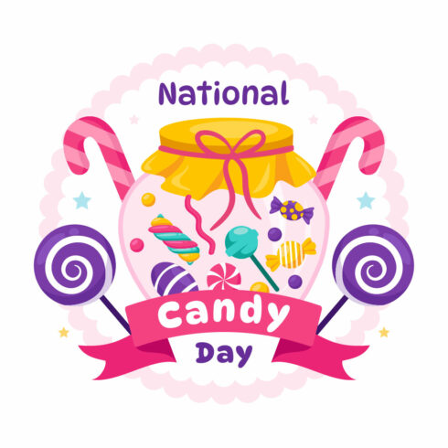 10 National Candy Day Illustration cover image.