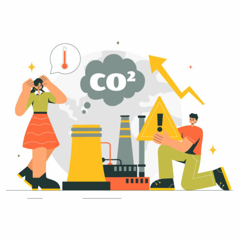 9 Carbon Dioxide or CO2 Illustration cover image.