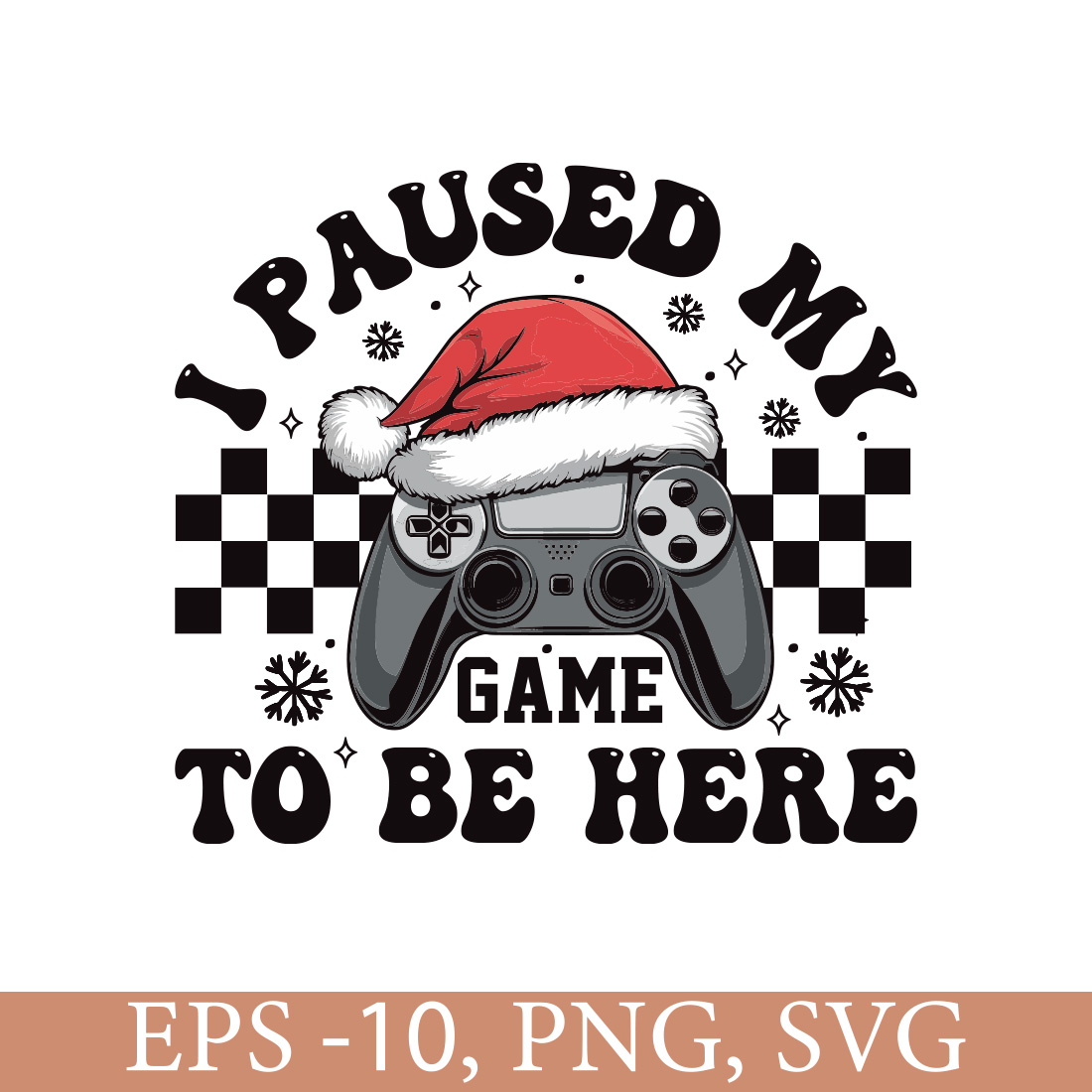 Christmas I Paused My Game to Be Here Tshirt preview image.