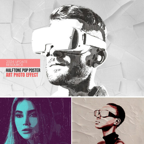 Halftone Pop Poster Art Effect cover image.