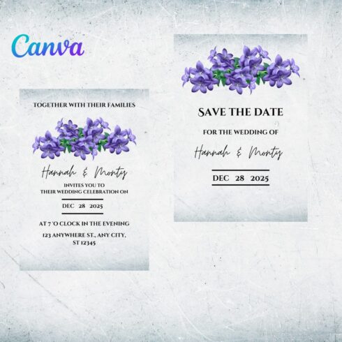 Enchanting invitation template, Simple, Unique and Attractive cover image.