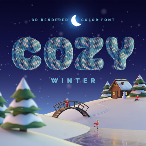 Cozy Winter — Color Bitmap Font cover image.