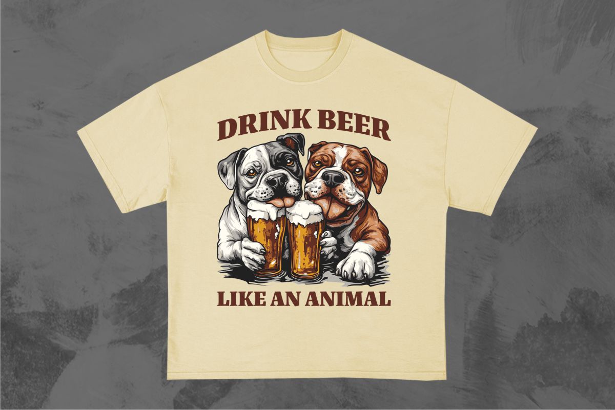 drink beer like an animal 735