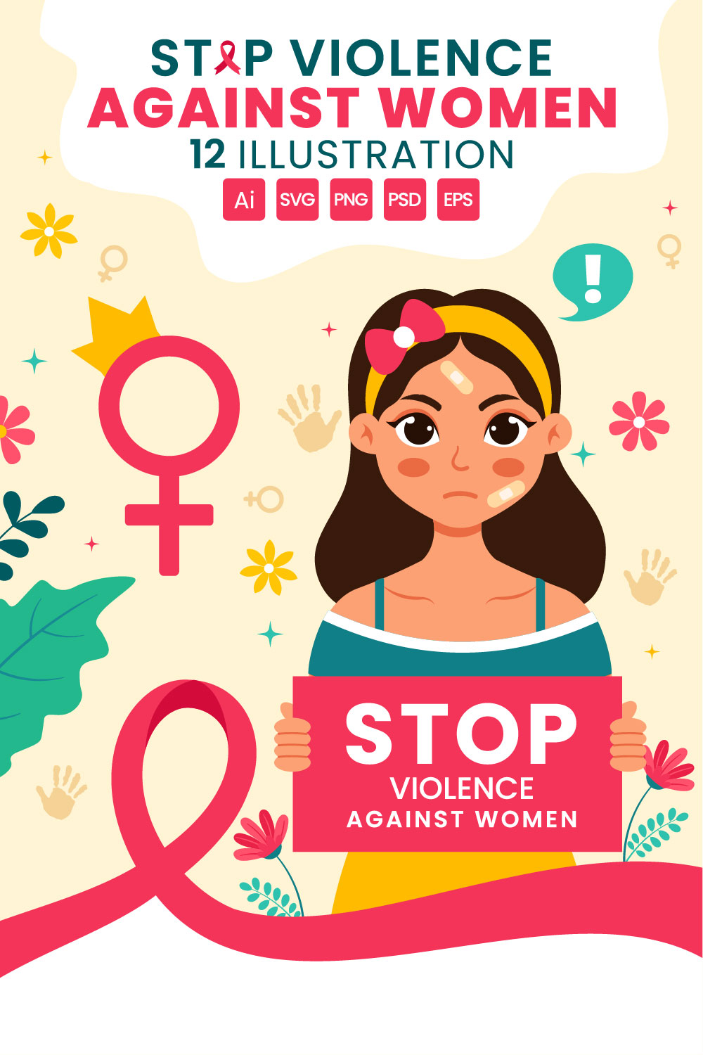 12 Stop Violence Against Women pinterest preview image.